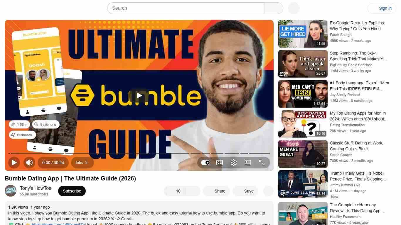 Bumble Dating App | The Ultimate Guide (2026) - YouTube